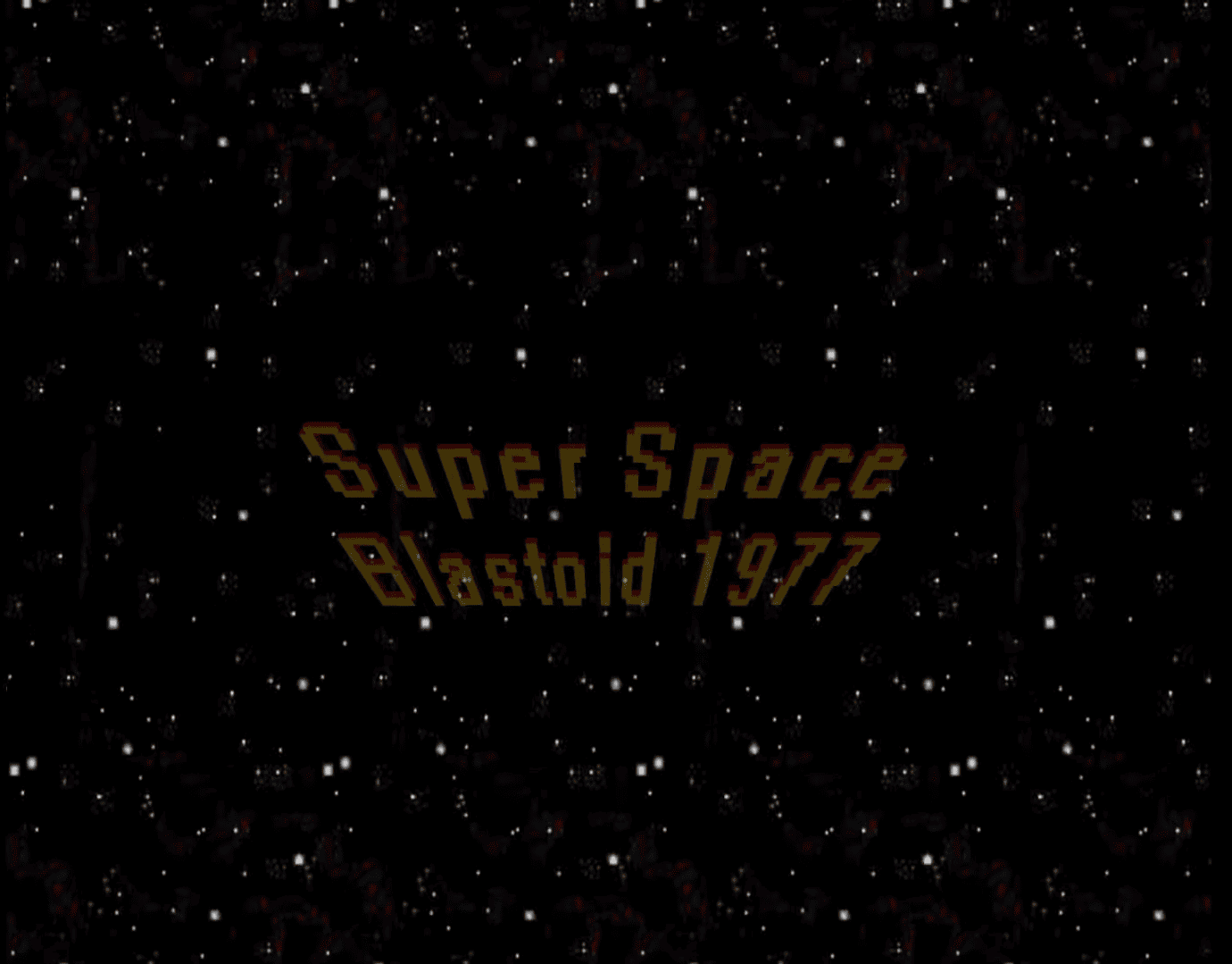 Аркадная игра Super Space Blastoid 1977
